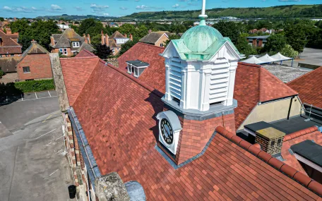 Clock Tower and Pitched Roof