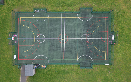Refurbished MUGA - Arial View