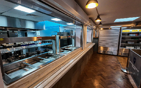 Purpose-designed Servery