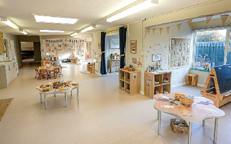 Open Plan Nursery Learning Space